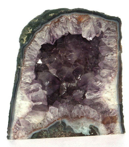 Certified Amethsyt Quartz Mineral Geode Specimen (Large (1 of 2)