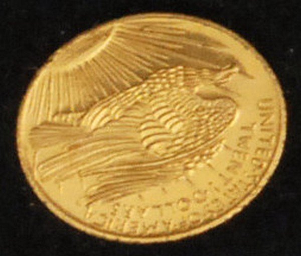 Gold Coin: Saint Gauden's $20 Gold Piece w. Orig. Docs (1 of 3)