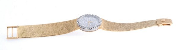 Certified Solid 18K Gold & Diamond Ladies Watch 57gr (1 of 4)