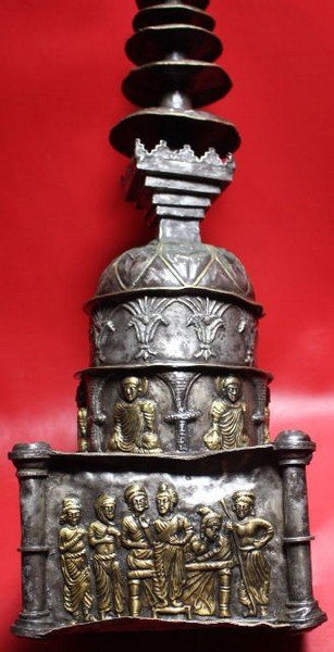 Ancient 3rd Century A.D Solid Silver Lined with 24K (1 of 10)