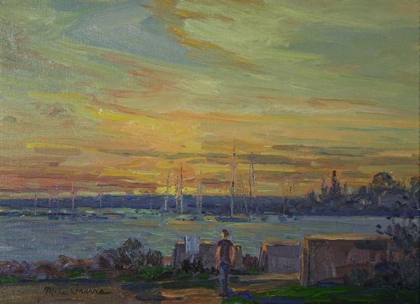 MICHAEL GRAVES B1952 Oil Painting Essex: MICHAEL GRAVES (AMERICAN B1952), "Essex, Connecticut," oil on canvas, 10 x 13 1/2 in. (25.4 x 34.3 cm), signed lower left. ---------- Please note: 1) Ebay allows you to bid live in real time on this i