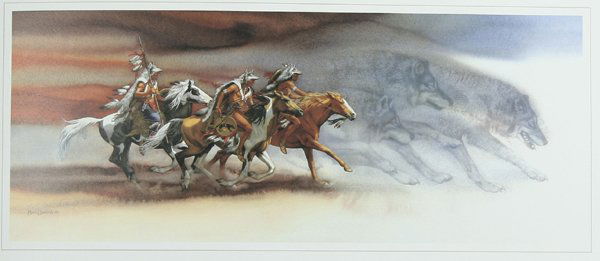 BEV DOOLITTLE Boxed Set of Lithographs: BEV DOOLITTLE "Where Silence Speaks the Art of Ben Doolittle", lithographs, boxed suite of seventeen (17) images. ed. 62/3500. Published by the Greenwich Press. The folio is complete with all images a