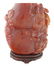 A FINE CHINESE CARNELIAN AGATE VESSEL WITH COVER, QING - 3