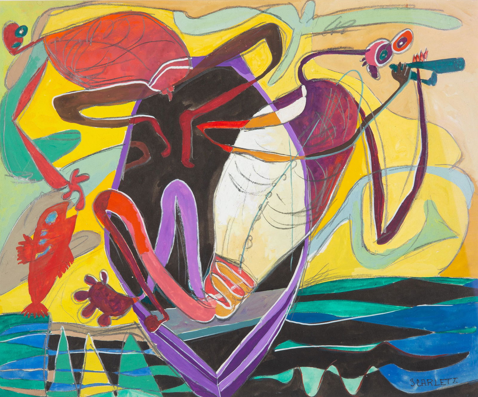 ROLPH SCARLETT (CANADIAN-AMERICAN 1889-1984) (1 of 5)