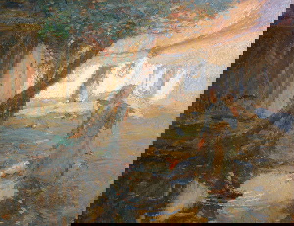 AUGUSTUS KOOPMAN b1869 Oil Painting American NC Mar 31, 2005