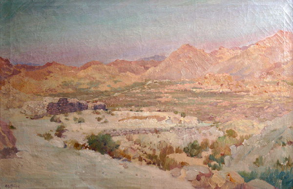 CHARLES ARTHUR FRIES b1854 California Painting