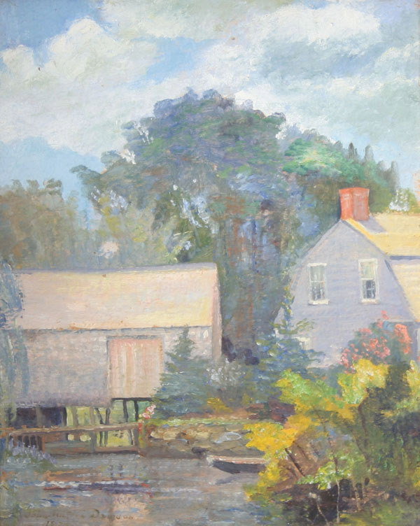 JOHN DAWSON b1888 Painting Listed Rhode Island