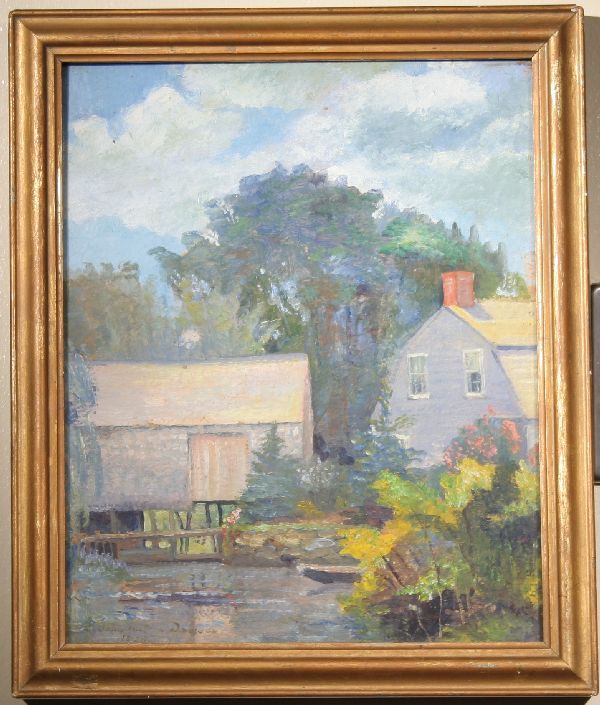 JOHN DAWSON b1888 Painting Listed Rhode Island - 2