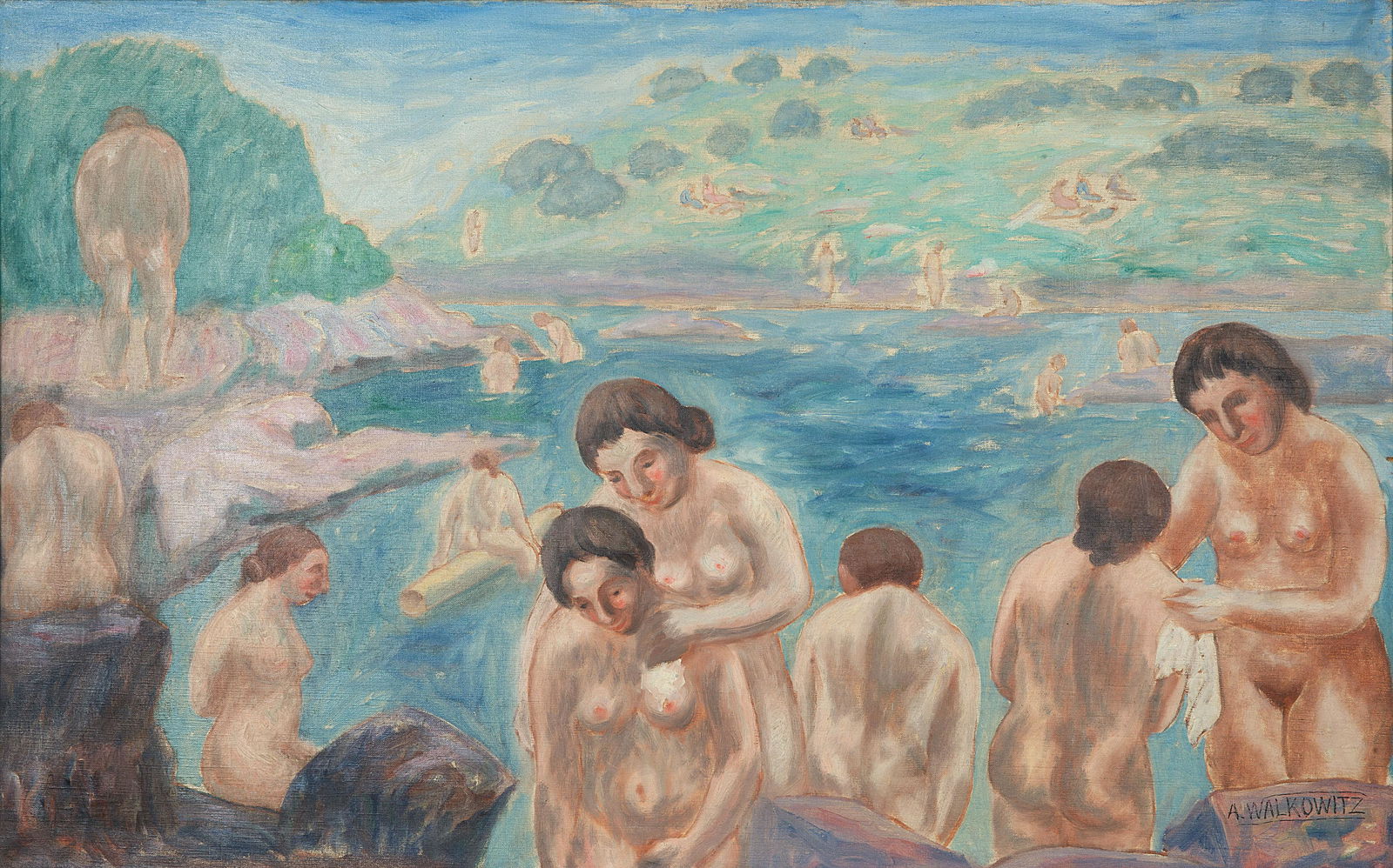 ABRAHAM WALKOWITZ (RUSSIAN-AMERICAN 1878-1965) (1 of 4)