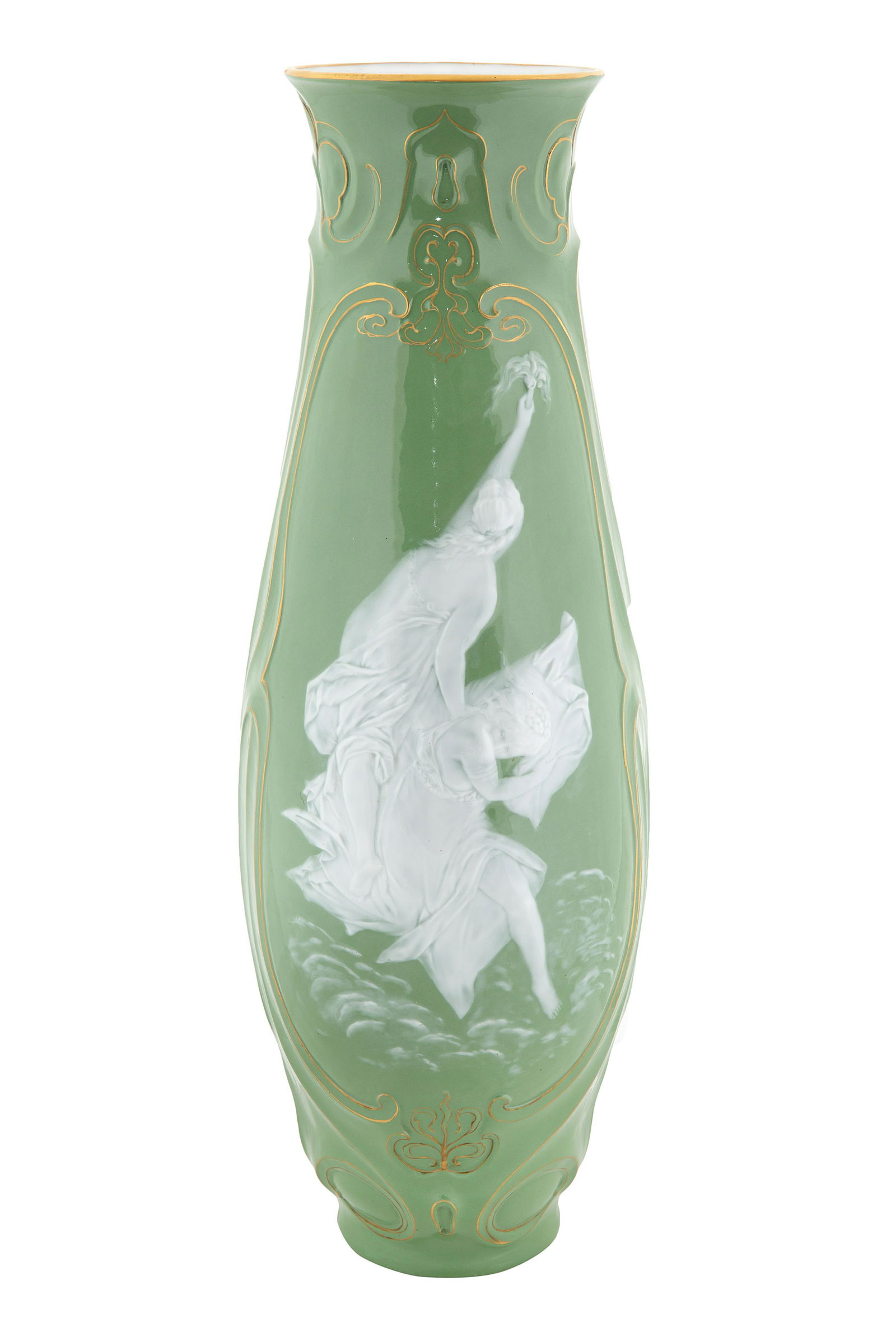 A LARGE WEDGEWOOD VASE, 19TH CENTURY (1 of 3)