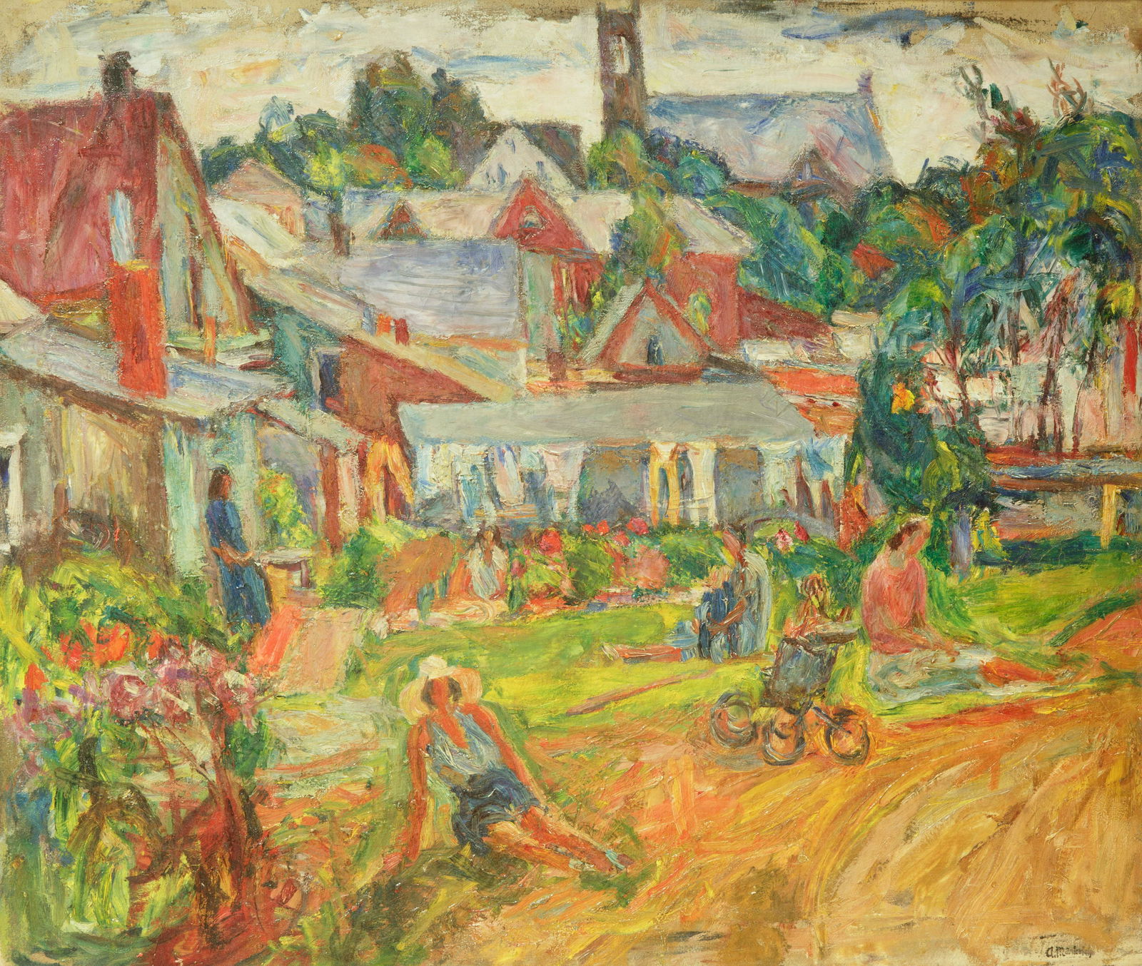 ABRAHAM MANIEVICH (UKRAINIAN 1883-1942) (1 of 5)