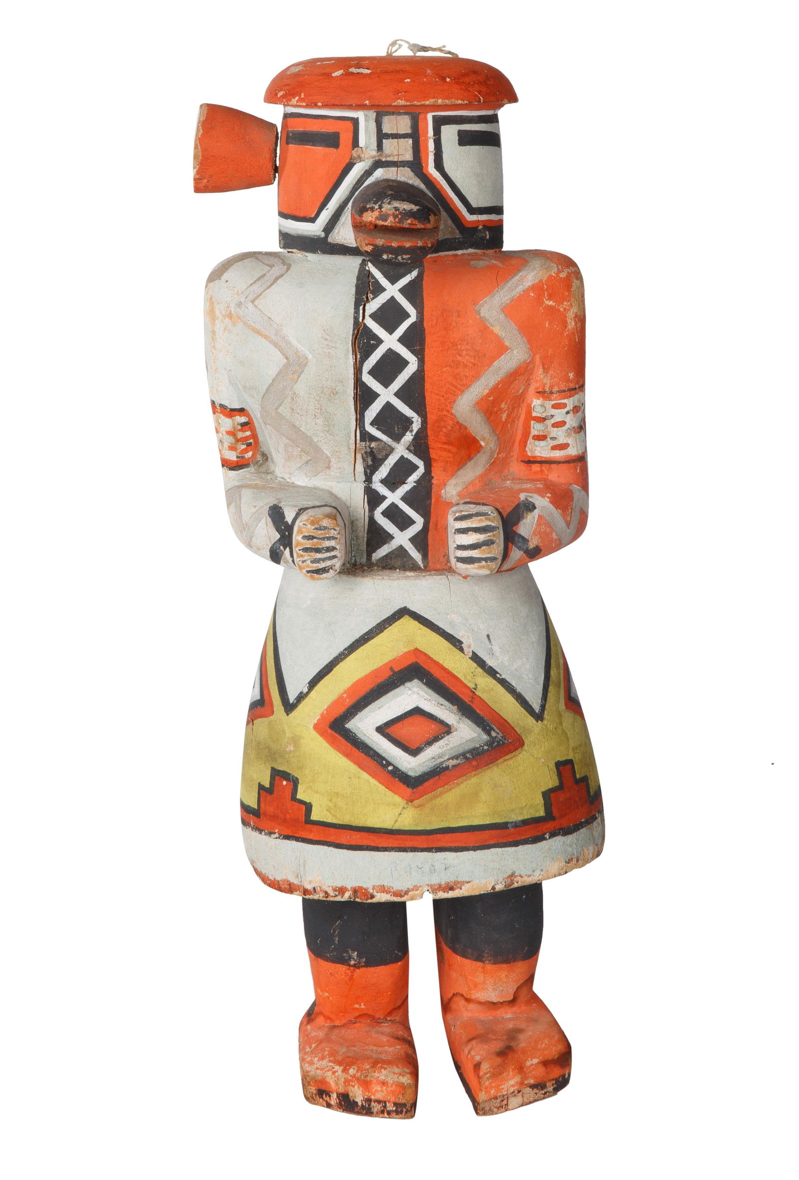 A  MALO HOPI KACHINA WOOD PAINTED DOLL (1 of 5)