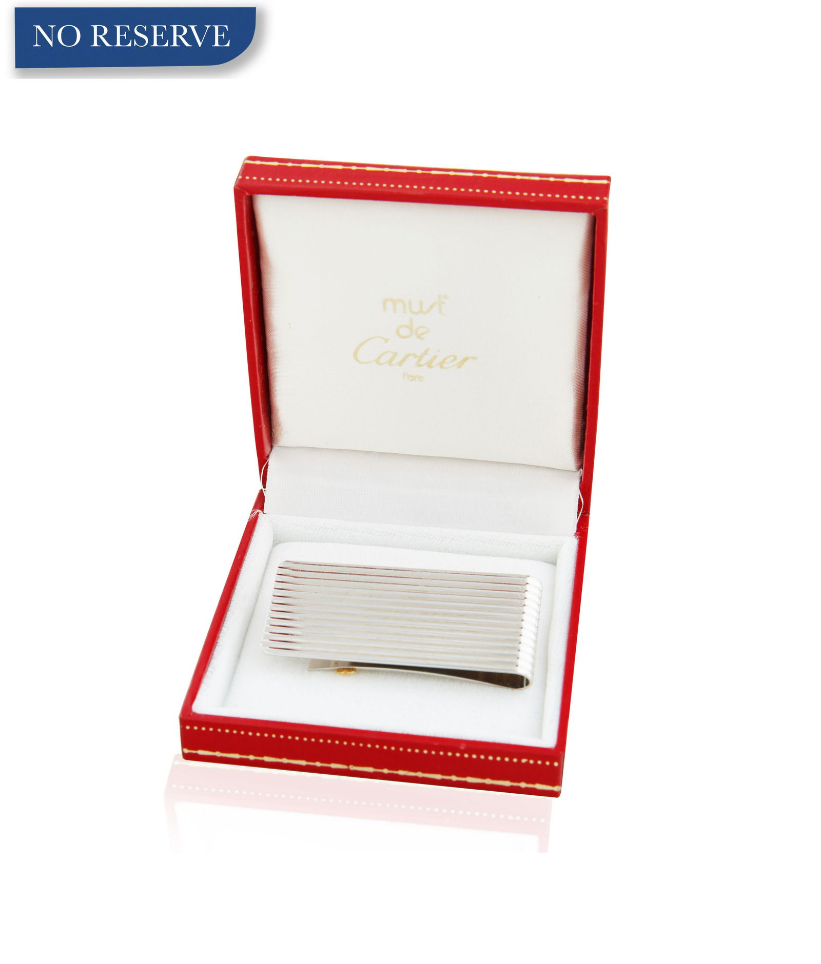 MUST DE CARTIER COLLECTION GOLD-PLATED SILVER MONEY (1 of 5)