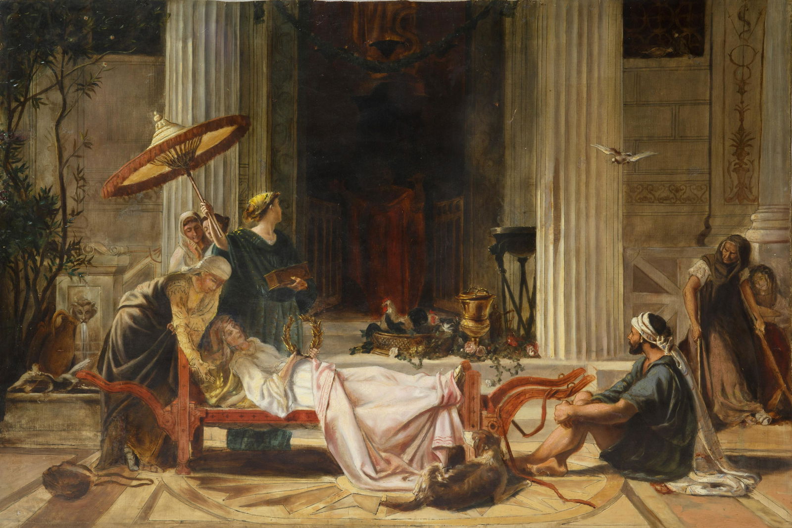 ORIENTALIST SCHOOL AFTER HENRYK SIEMIRADZKI (POLISH (1 of 4)