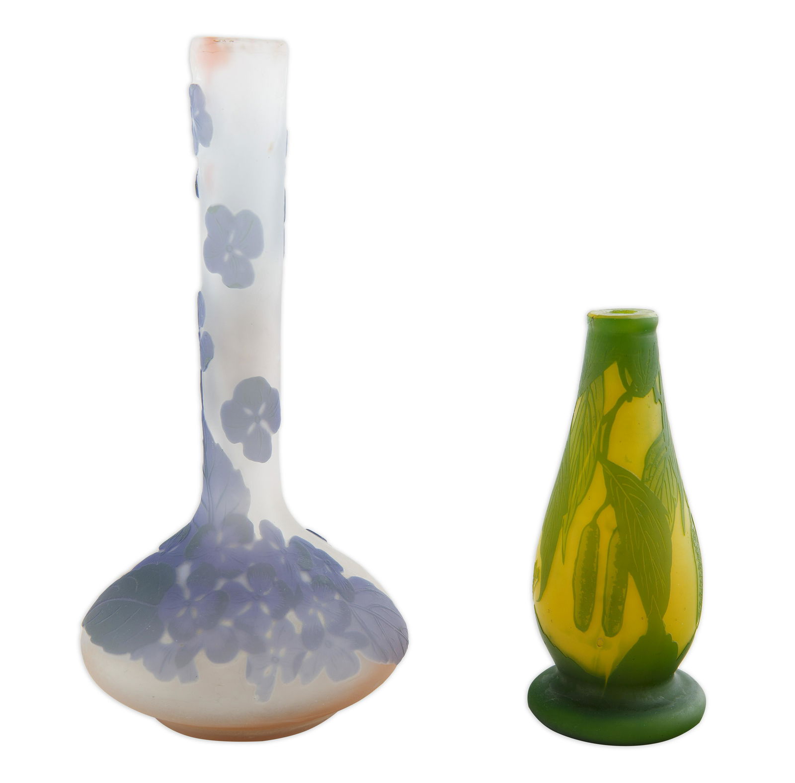 PAIR OF GALLE STYLE VASES (1 of 5)