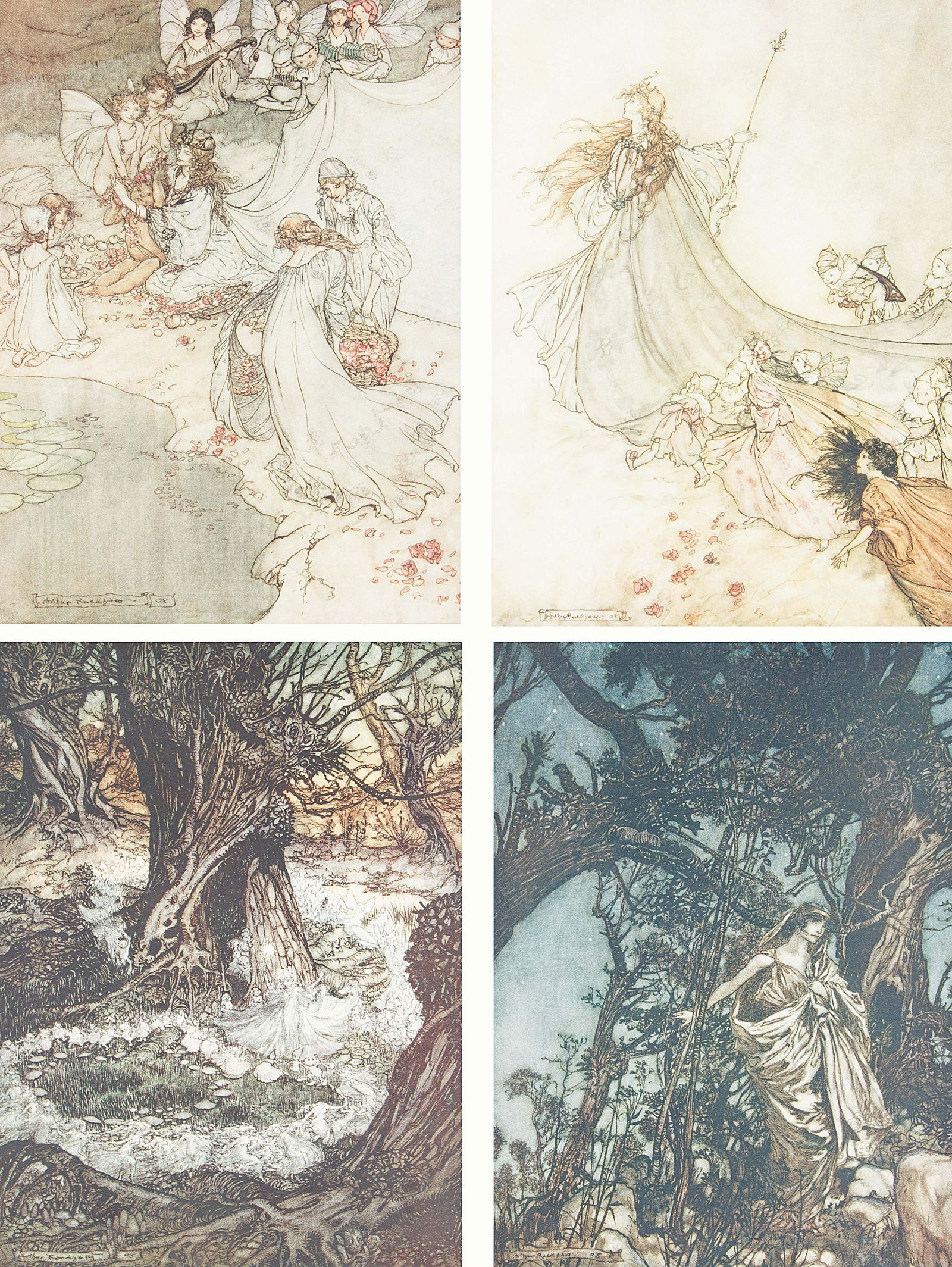 1908 MIDSUMMER NIGHT'S DREAM, A. RACKHAM (1 of 7)