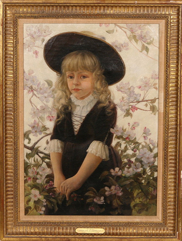 CHARLES COURTNEY CURRAN (AMERICAN 1861-1942), "Tina