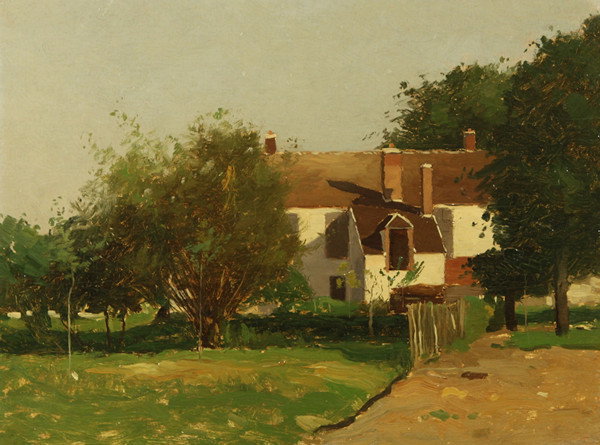 JOHN FRANCIS MURPHY (AMERICAN 1853-1921), "House in