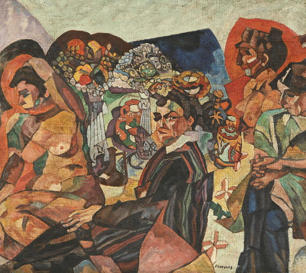 ARISTARKH LENTULOV (RUSSIAN 1882-1943), "Avtoportr