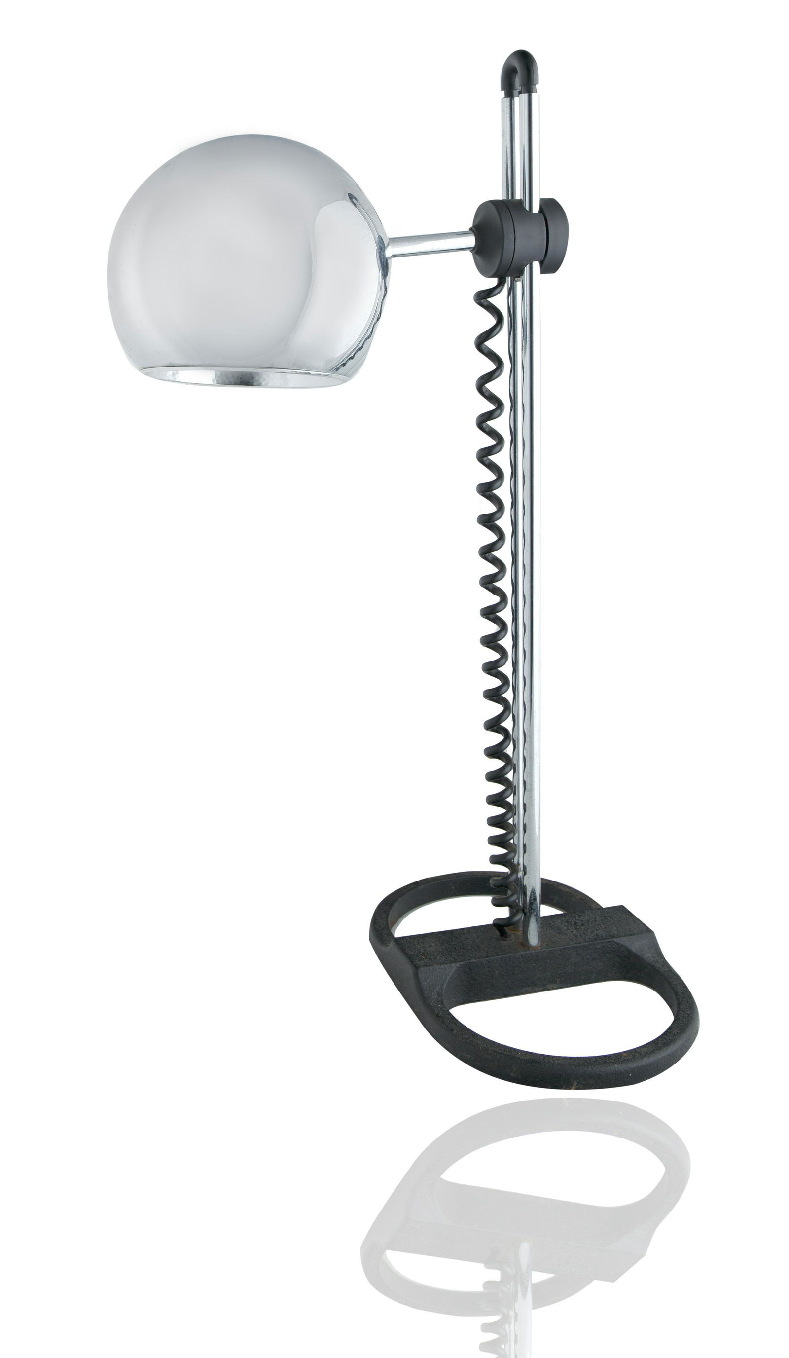 GERMAN STAFF LEUCHTEN 'EYEBALL' CHROME LAMP (1 of 3)