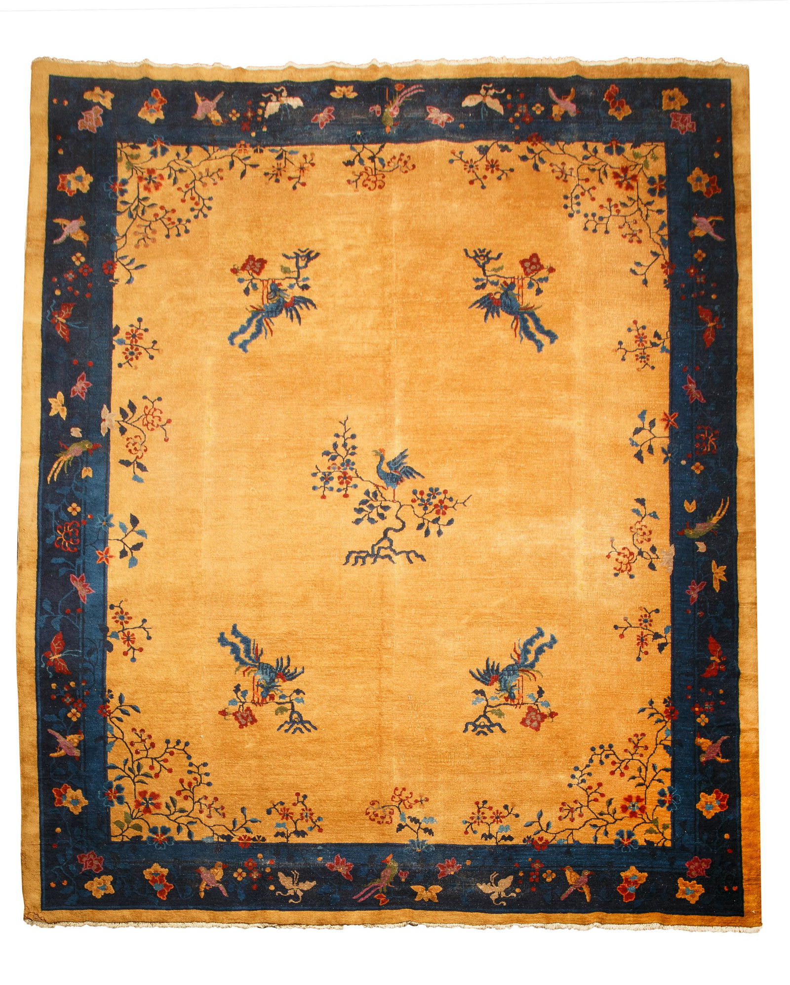 ANTIQUE CHINESE ART DECO STYLE AREA RUG (1 of 2)