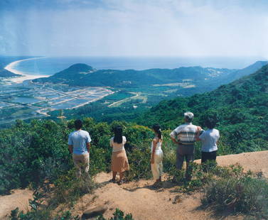 WENG FEN (CHINESE B. 1961): Staring at the Sea I 2004 chromogenic color print 125 x 165 cm (49 1/4 x 65 in.) framed dimensions: 139.5 x 169 cm (54 7/8 x 66 1/2 in.) edition 1/10 PROVENANCE Heritage Auctions, Texas, 9 June