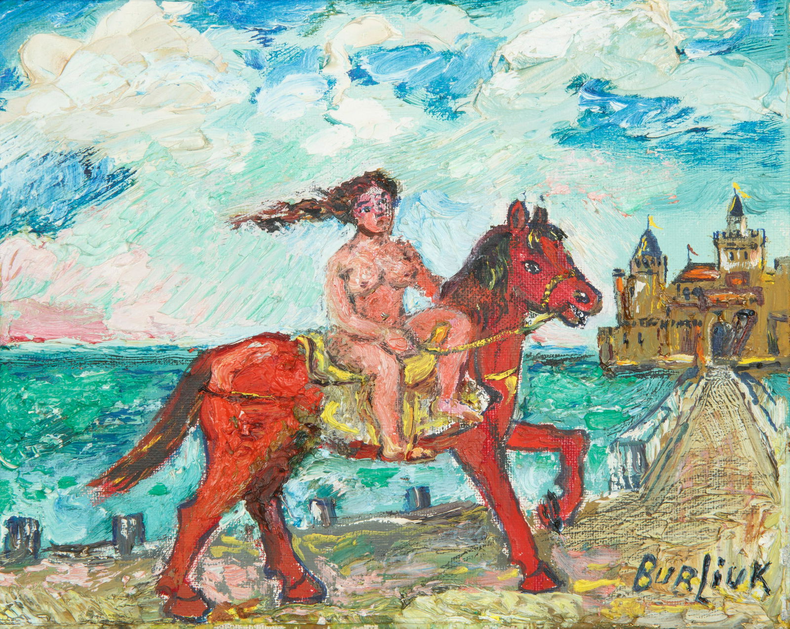 DAVID BURLIUK (UKRAINIAN 1882-1967) (1 of 5)