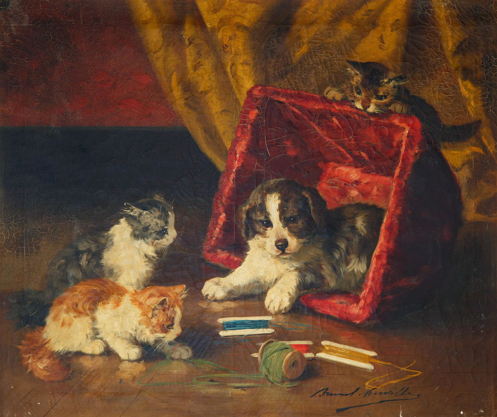 ALFRED-ARTHUR BRUNEL DE NEUVILLE (FRENCH 1852-1941) (1 of 5)