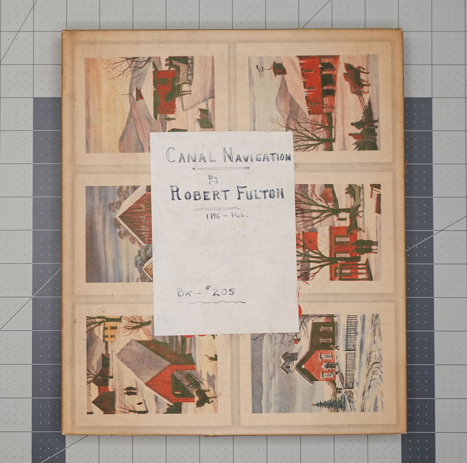 FULTON, A TREATISE ON THE IMPROVEMENT OF CANAL NAVIGATION, 1796: ROBERT FULTON, A TREATISE ON THE IMPROVEMENT OF CANAL NAVIGATION (London: I. and J. Taylor, the Architectual Library, 1796), 19.2 x 12 cm (7 9/16 x 4 3/4 in.), 170 pp. Exhibits the numerous advantages