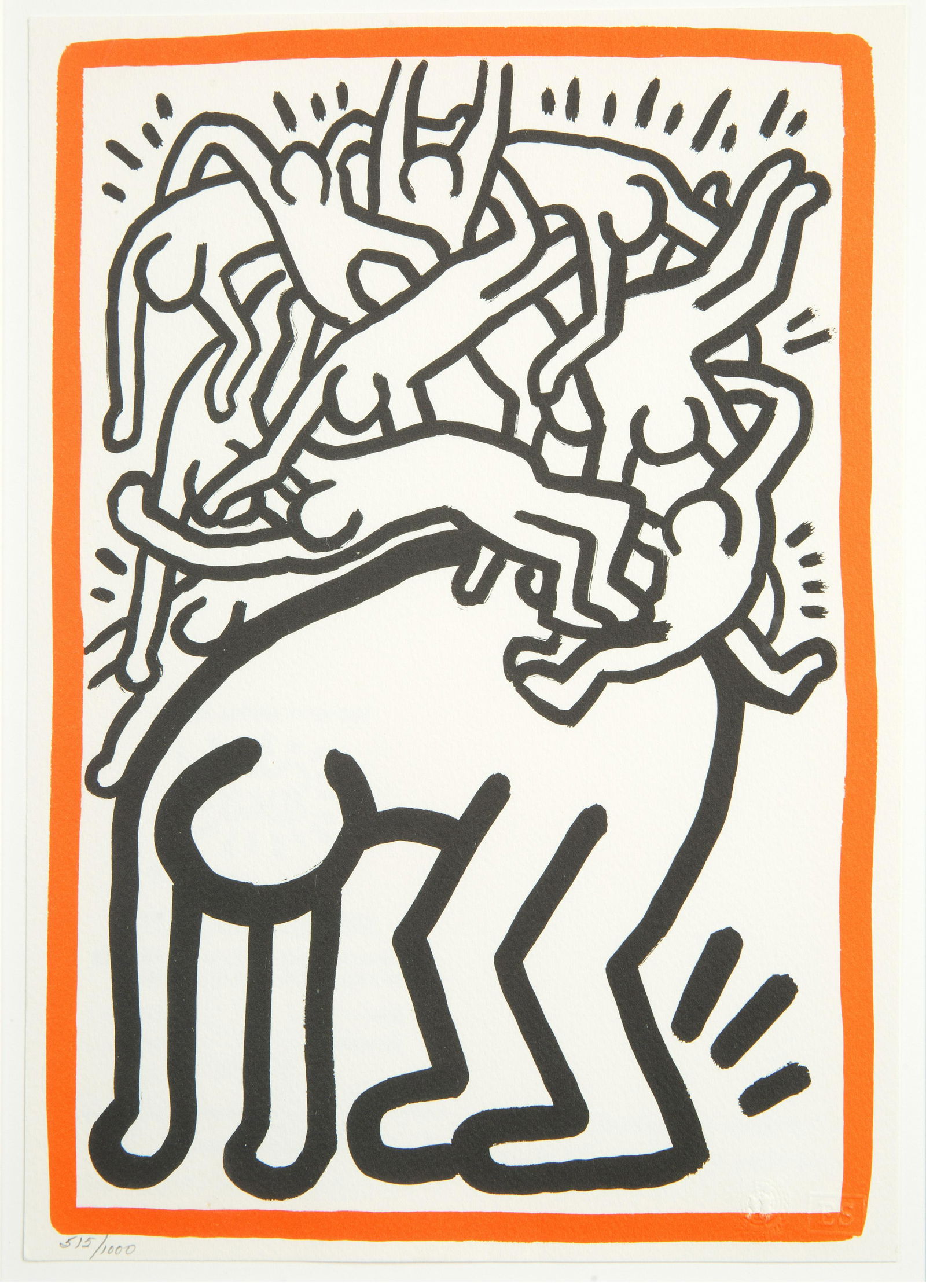 KEITH HARING (AMERICAN 1958-1990) (1 of 4)