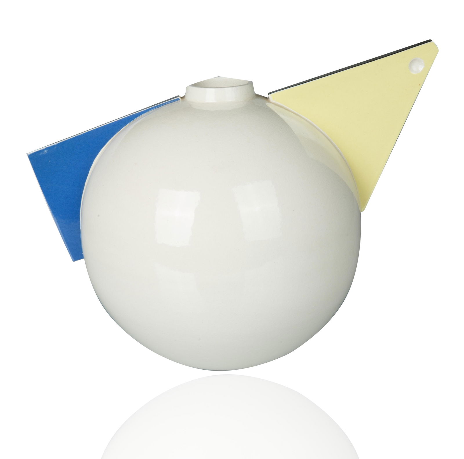 AN ART DECO STYLE PORCELAIN VASE, DESIGNED BY MAREK CECULA (POLISH B. 1944) RETAILED BY NEIMAN (1 of 5)