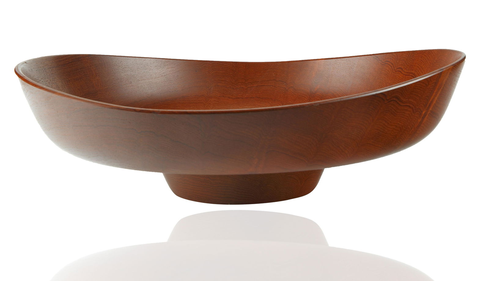 A DANISH WOODEN MODERNIST BOWL DESIGNED BY FINN JUHL (DANISH 1912-1988) FOR KAY BOJESEN (DANISH (1 of 5)