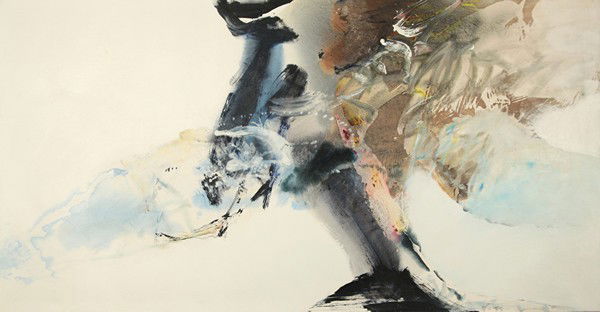 CHE, CHUANG: CHUANG CHE (CHINESE b. 1934), "Untitled", c. 1991, acrylic on canvas, 129.5 x 245 cm. (51 x 96 1/2 in.), signed lower right