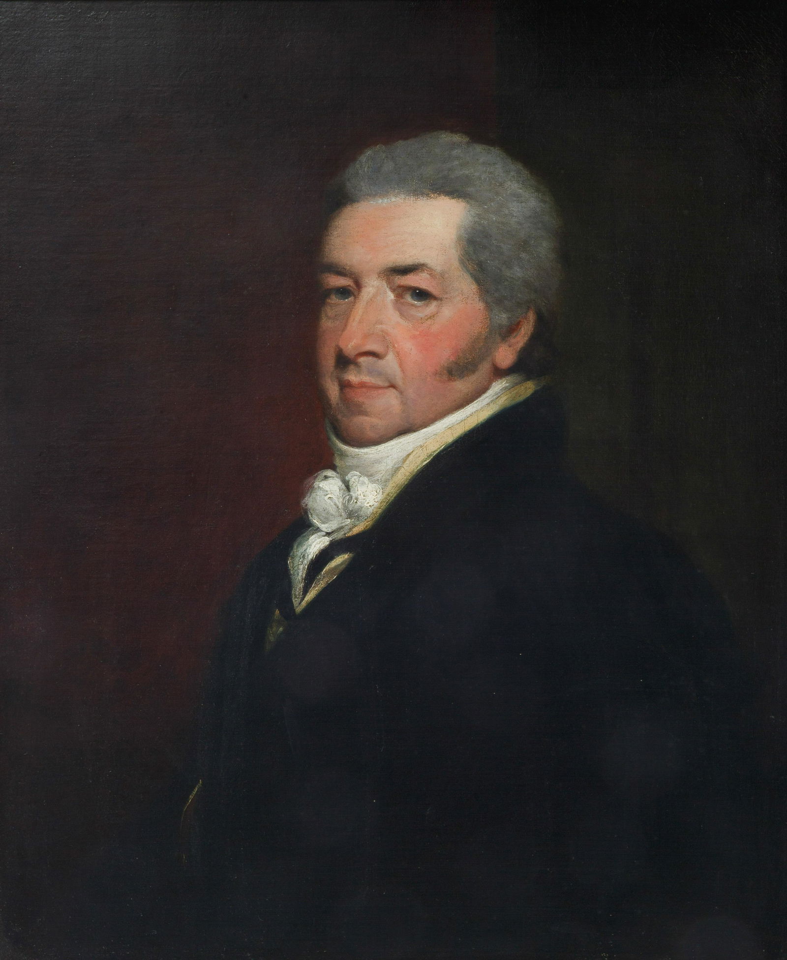 GILBERT STUART (AMERICAN 1755-1828): MANNER OF JOHN SINGLETON COPLEY (AMERICAN 1738-1815) Portrait of Crawford Davison, oil on canvas 74 x 61 cm (29 x 24 in.) [sight] framed dimensions: 93 x 80 cm (36.5 x 31.5 in.) PROVENANCE presumably