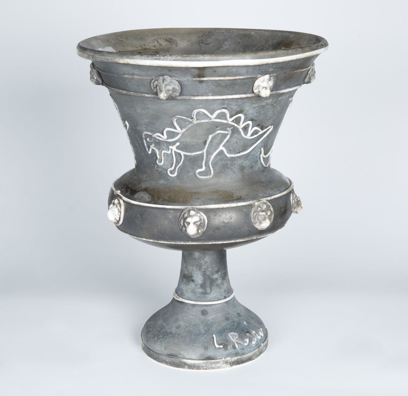 MURANO VENETIAN GLASS URN (1 of 3)