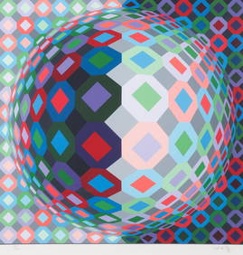 VICTOR VASARELY (HUNGARIAN-FRENCH 1906-1997) (1 of 4)
