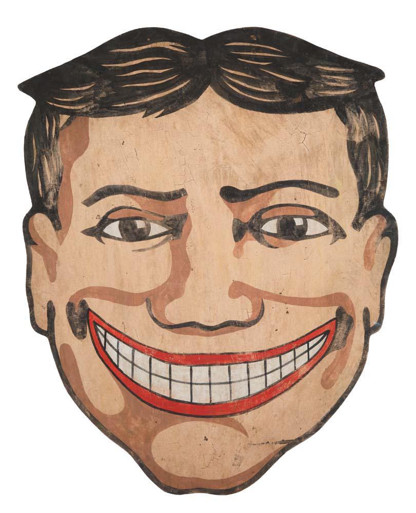 A PAINTED SIGN FROM STEEPLECHASE PARK OF GEORGE C. TILYOU (AMERICAN 1862-1914), CONEY ISLAND, 1988 (1 of 3)