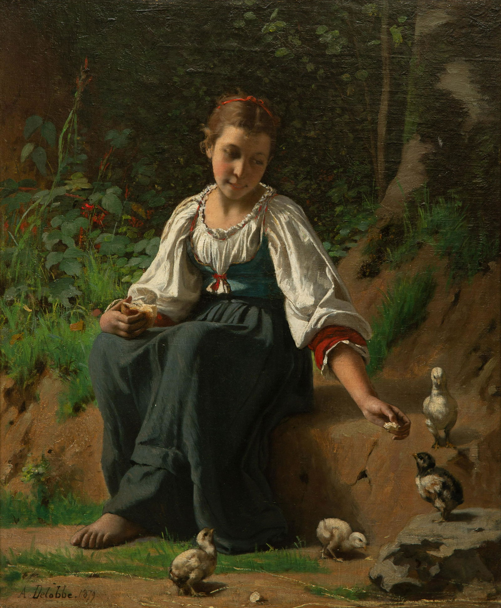 FRANCOIS-ALFRED DELOBBE (FRENCH 1835-1920) (1 of 5)