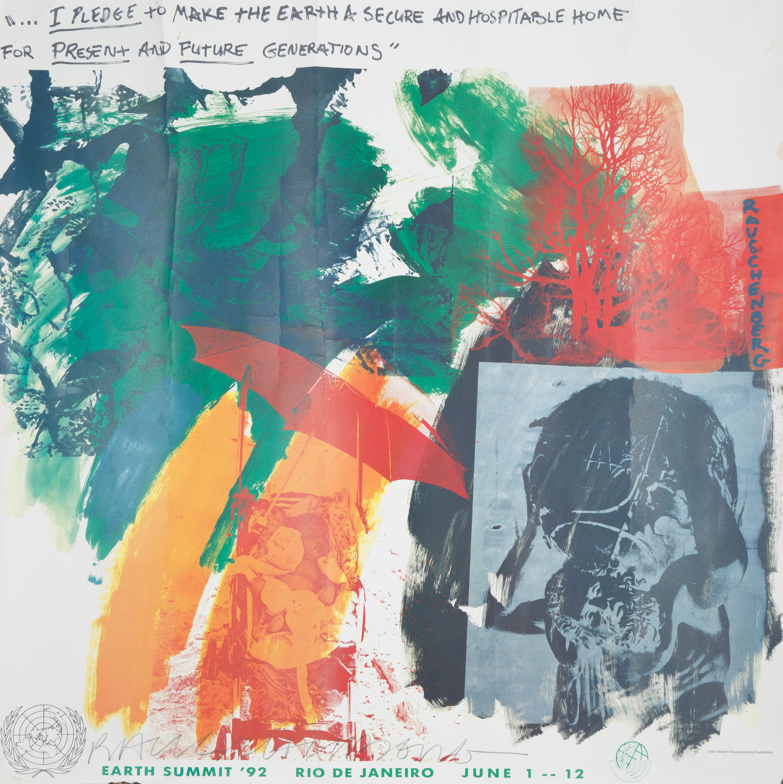 ROBERT RAUSCHENBERG (AMERICAN 1925-2008) (1 of 2)