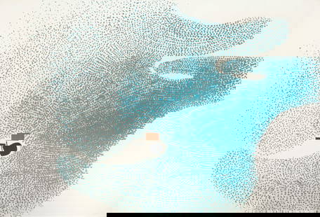 VICTOR PASMORE (BRITISH 1908-1998): VICTOR PASMORE (BRITISH 1908-1998)Points of Contact 1965 serigraph on paper 68 x 101 cm (26 3/4 x 39 3/4 in.), framed dimensions: 70 x 103 cm (27 1/2 x 40 1/2 in. ) numbered 16/70 lower left and initi