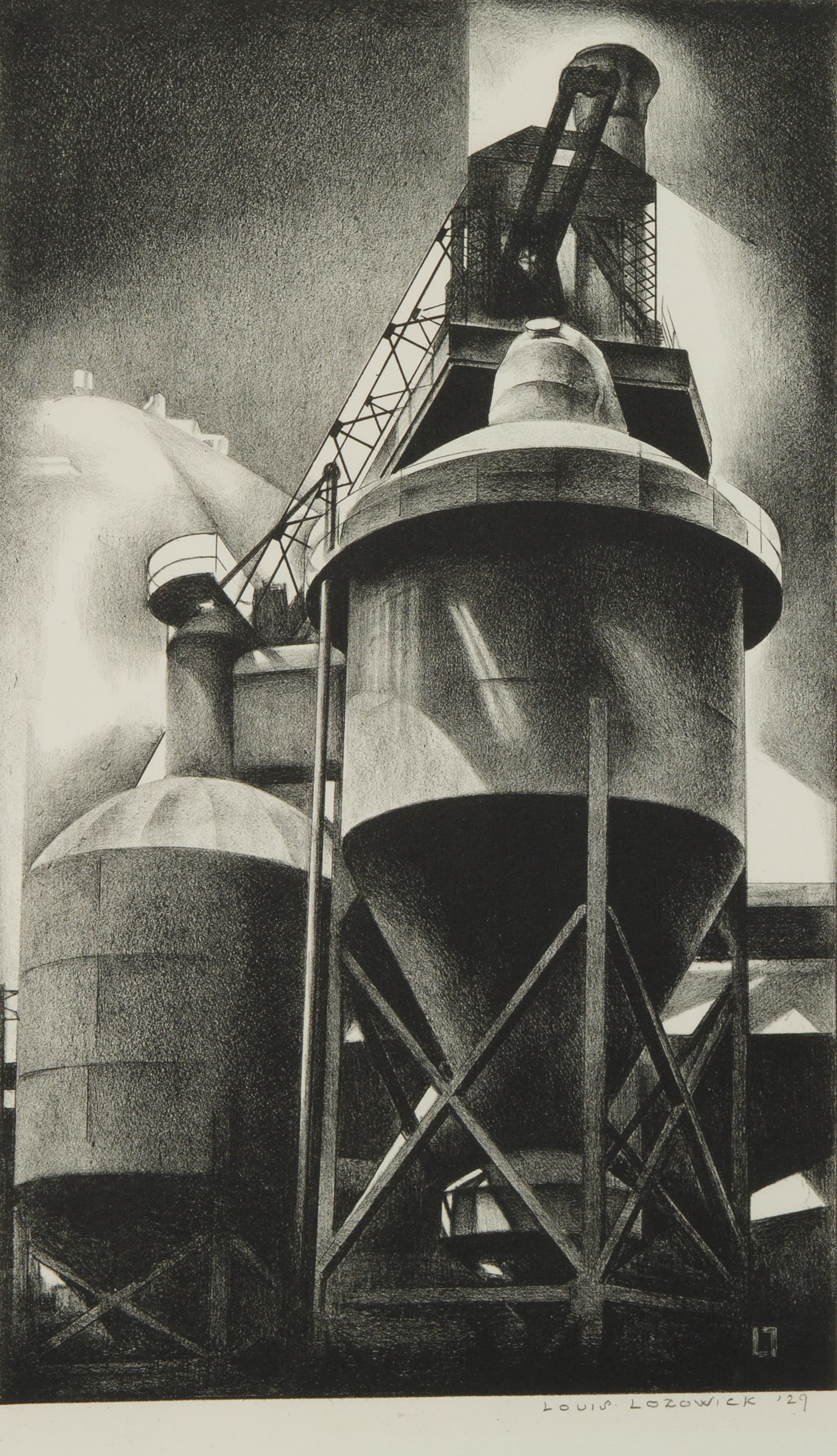 LOUIS LOZOWICK (UKRAINIAN-AMERICAN 1892-1973) (1 of 4)