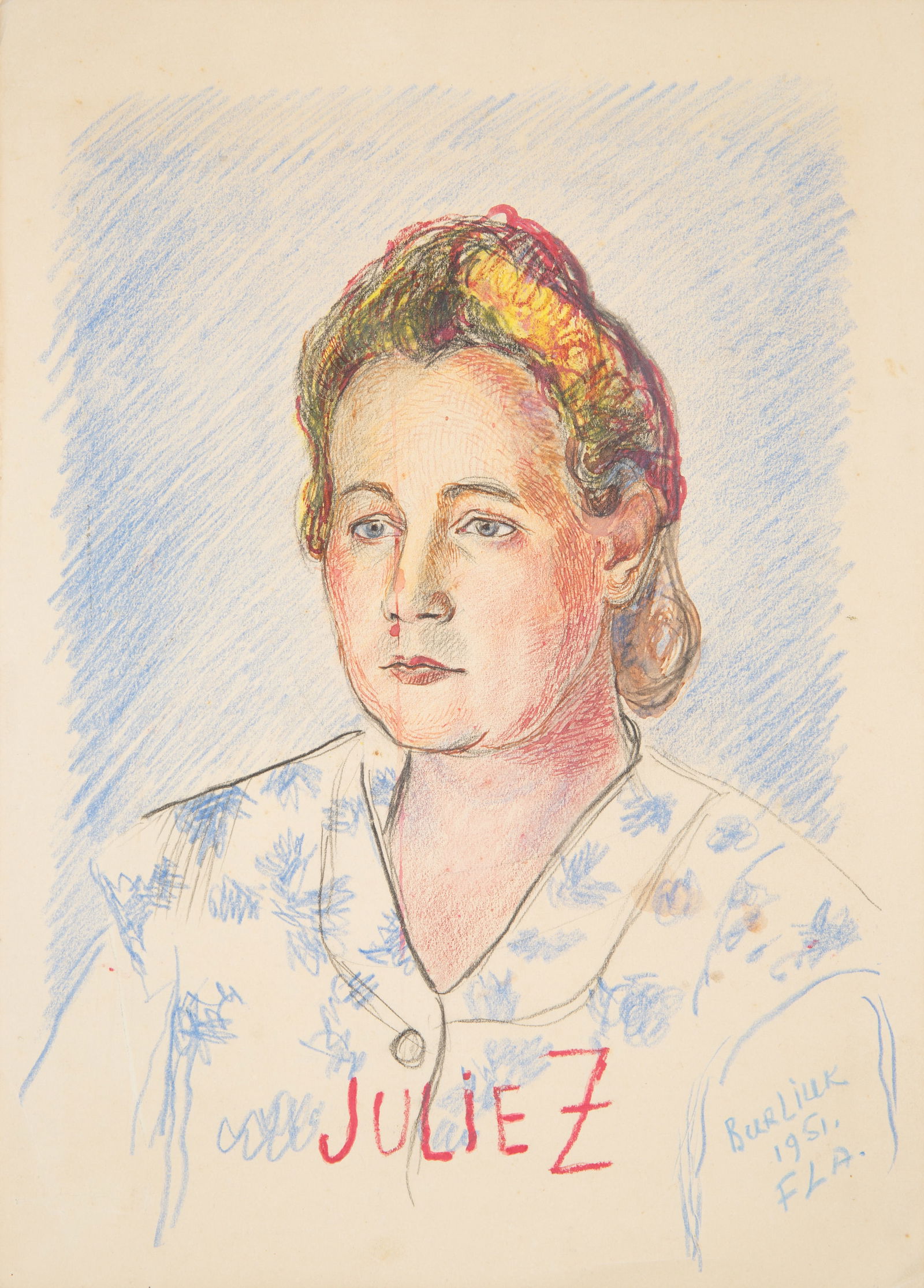 DAVID BURLIUK (UKRAINIAN 1882-1967) (1 of 3)