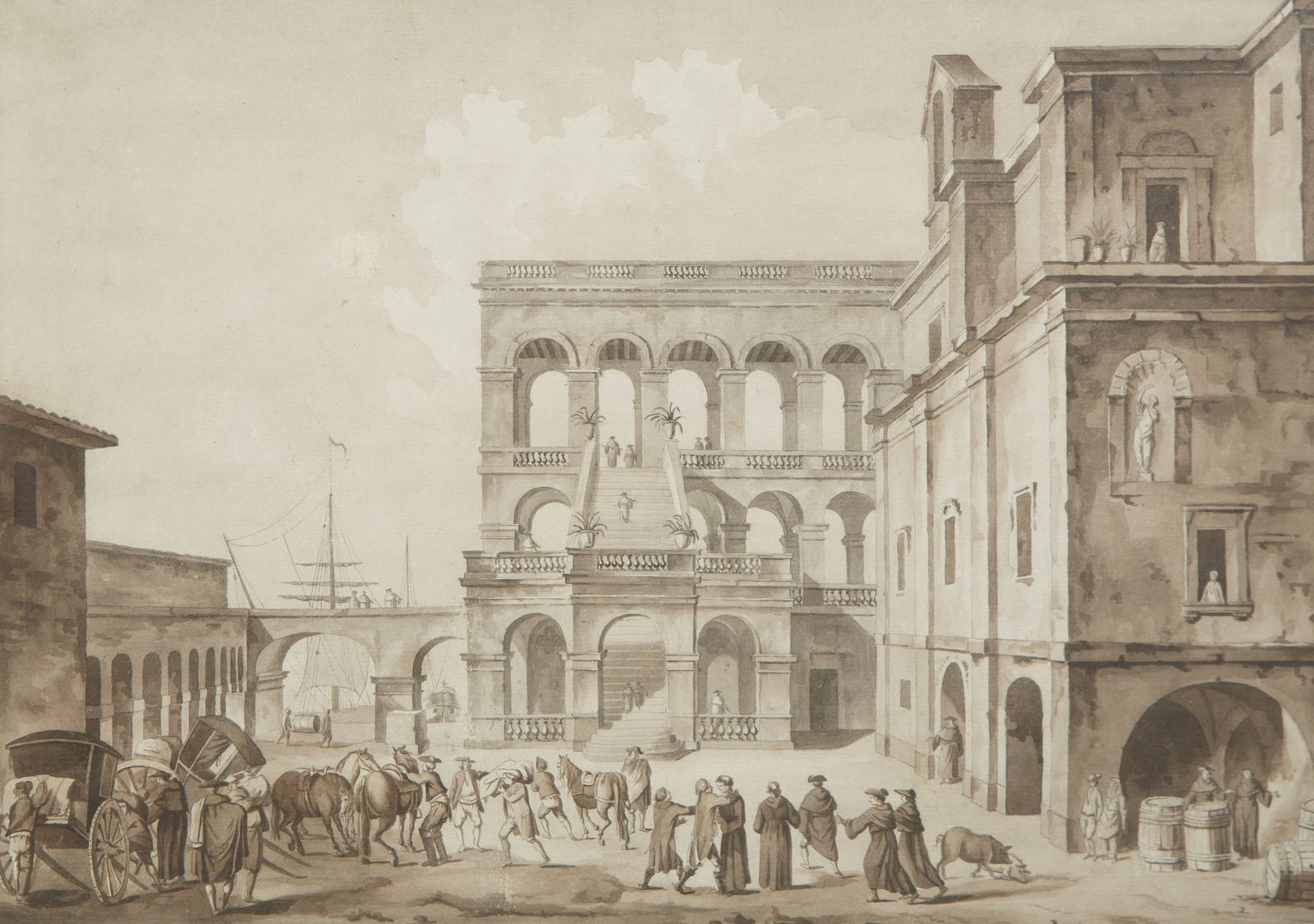 CHARLES FRANCOIS LACROIX DE MARSEILLES (FRENCH C.1700-1782) (1 of 3)