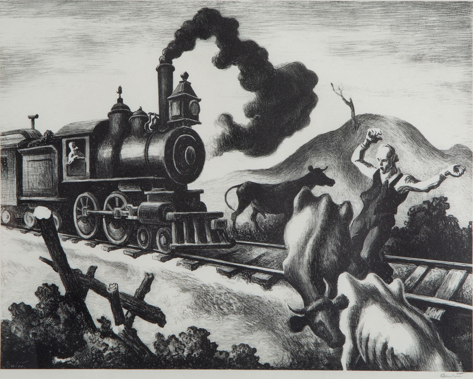 THOMAS HART BENTON (AMERICAN 1889-1975) (1 of 4)