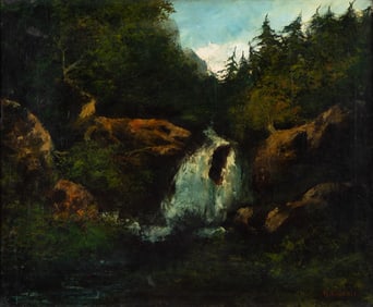GUSTAVE COURBET (FRENCH 1819-1877) AND CHERUBINO PATA (FRENCH 1827-1899)