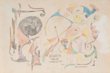 ATTRIBUTED TO ARSHILE GORKY (ARMENIAN-AMERICAN 1904-1948)
