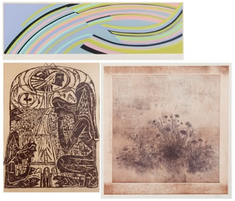 A GROUP OF THREE CONTEMPORARY PRINTS