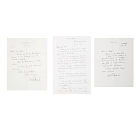 THREE HAND-WRITTEN LETTERS BY ANTAL DORATI (HUNGARIAN 1906-1988)