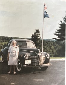 A 1941 PLYMOUTH SUPER DELUXE COUPE OWNED BY MAINE SENATOR MARGARET CHASE SMITH