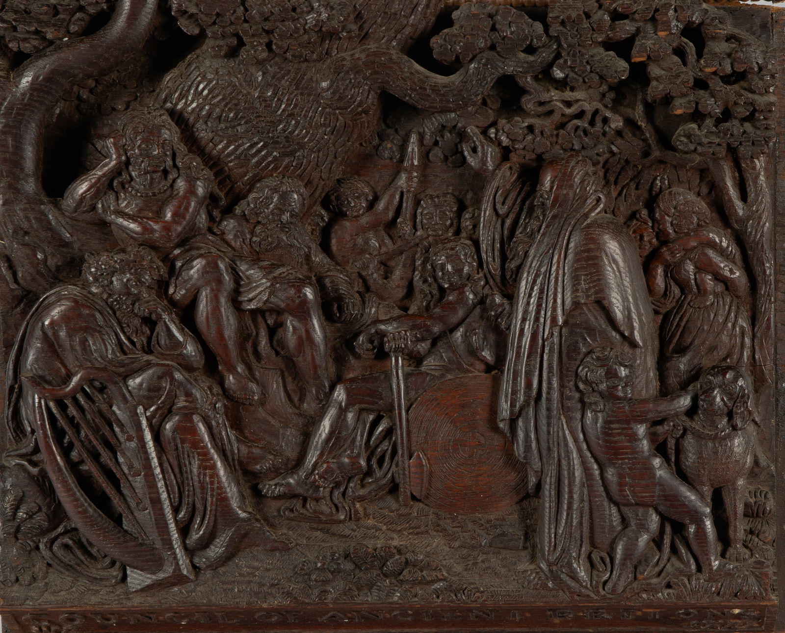 BOXWOOD RELIEF OF BIBLICAL SCENE, LIKELY FLEMISH SCHOOL, 17TH CENTURY (1 of 3)